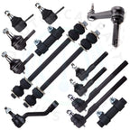 Set of 14 Front Lower Ball Joints & Outer Tie Rod Ends for Dodge Ram 1500 (2000–2001)