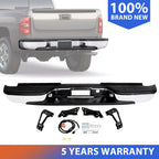 Chrome Rear Bumper for Chevy Silverado GMC Sierra 1500 (1999–2007)