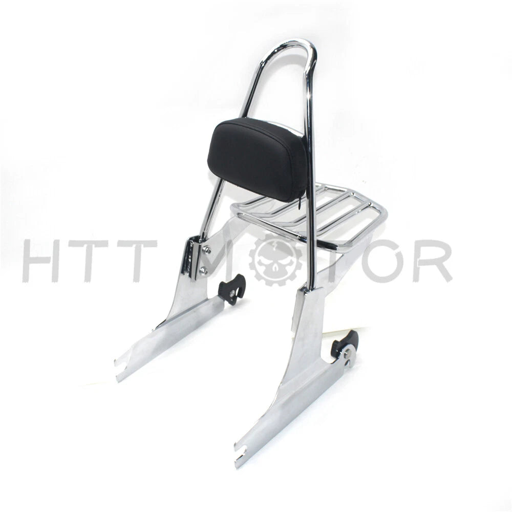 Sissy Bar Backrest & Luggage Rack for Harley Softail (1984–2023)