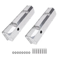 2pc Fabricated Aluminum Tall Valve Covers for Chevy Small Block 283 327 350