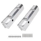 2pc Fabricated Aluminum Tall Valve Covers for Chevy Small Block 283 327 350