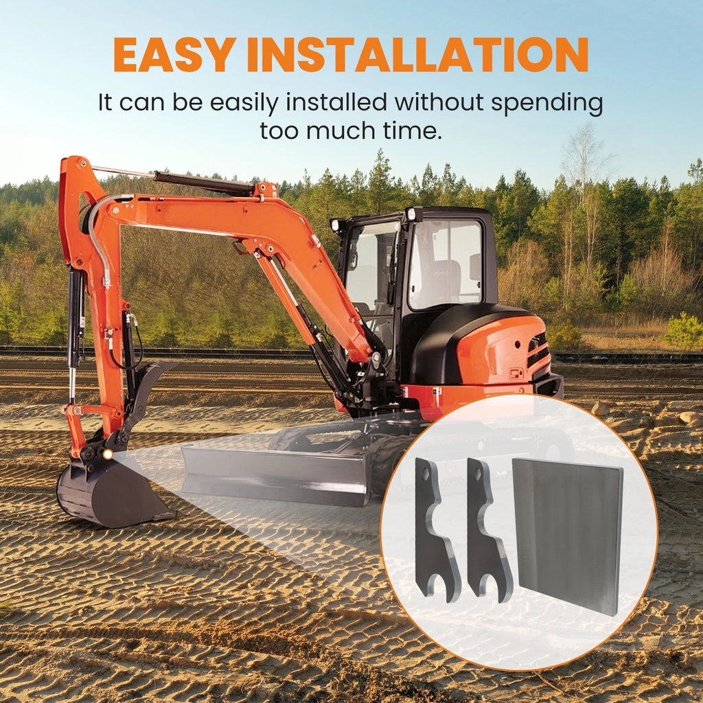 Quick Attach Bucket Ears for Kubota KX040 KX71 KX91 KX121 KX033 U35 (2010–2023)