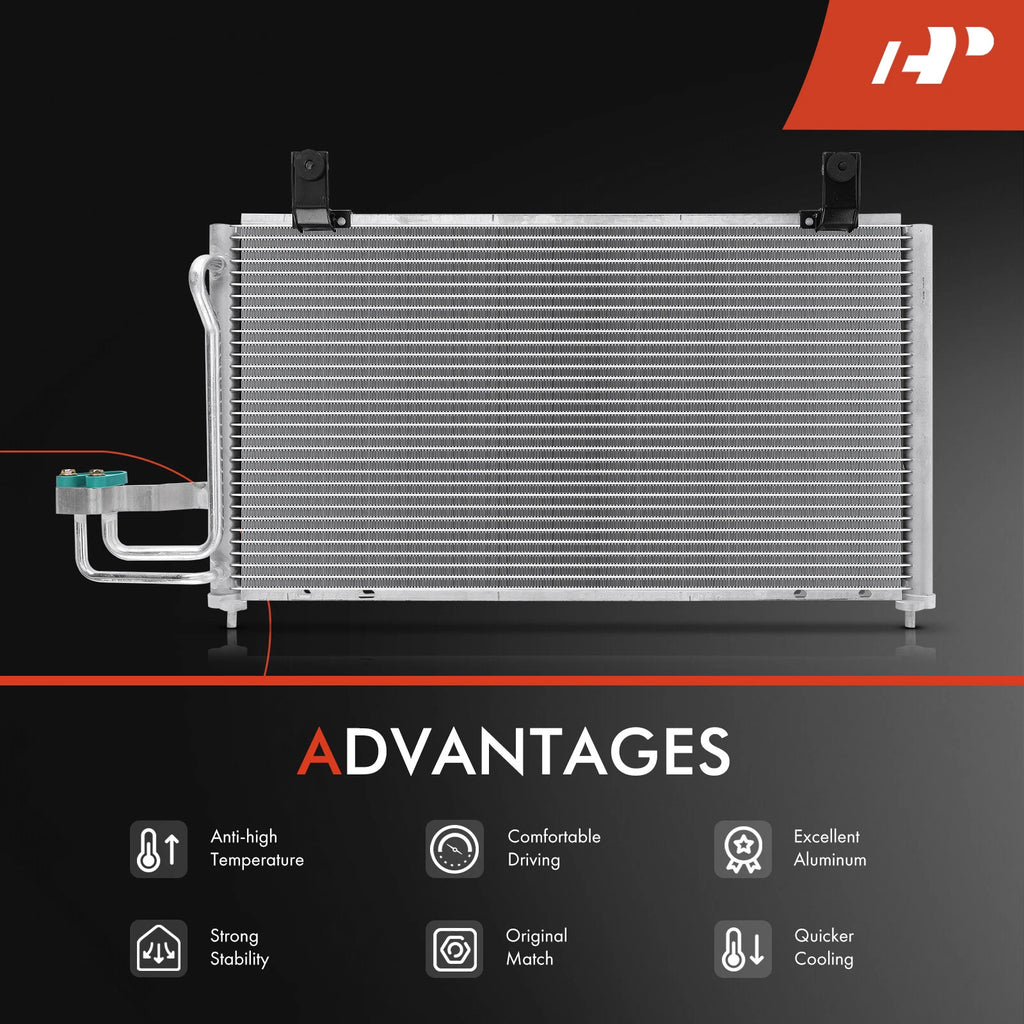A/C Condenser with Bracket for Kia Sephia (1998-2001)