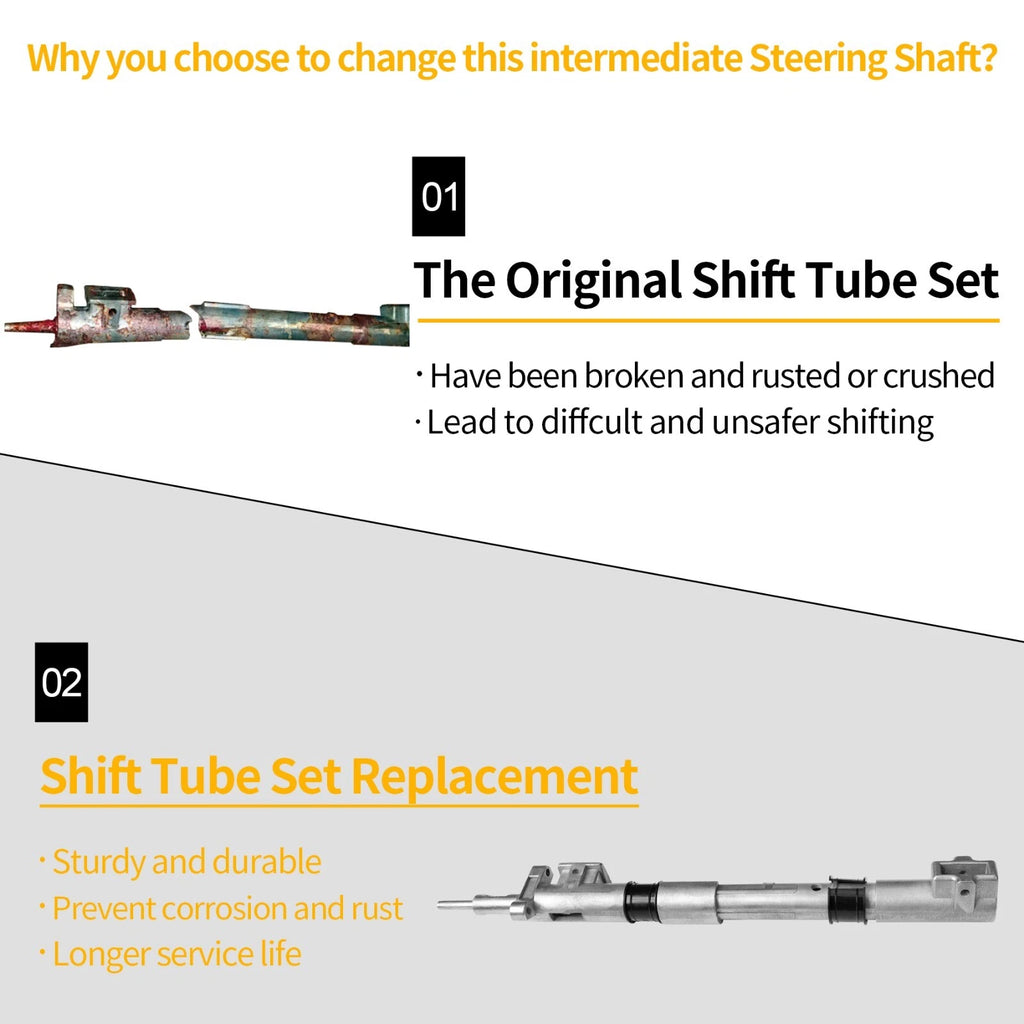 Automatic Steering Column Shift Tube for Ford F150 F250 Ranger (1997-2003)