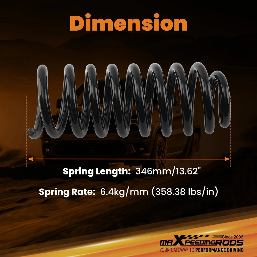2" Lowering Spring for GMC Envoy (2002–2009) RWD, Powder Coated