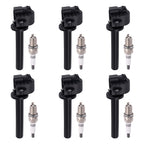 Ignition Coil & Spark Plug for Isuzu Amigo Rodeo V6 3.2L (2000–2000)