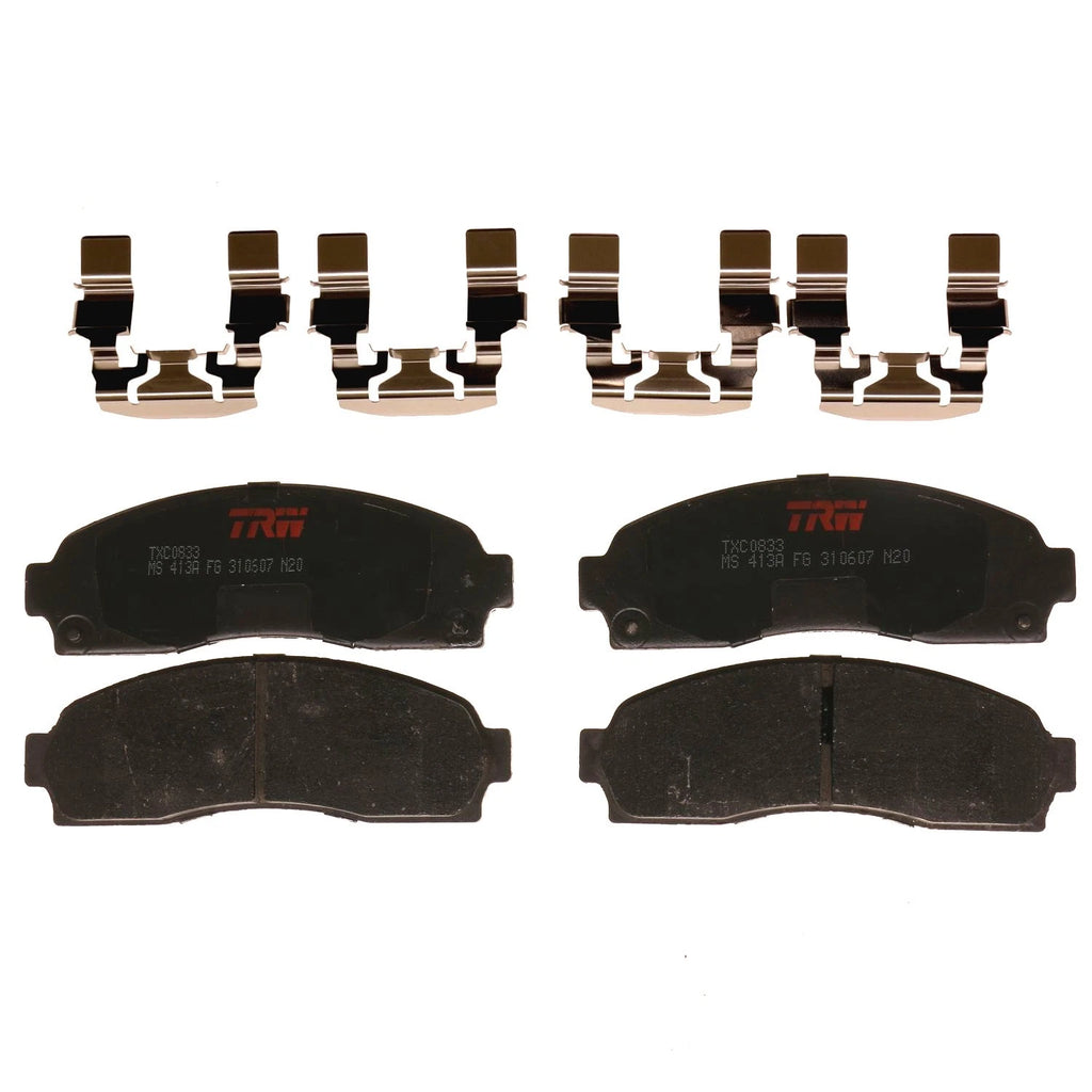 Set of 4 Disc Brake Pads for Ford Ranger (2003–2011)
