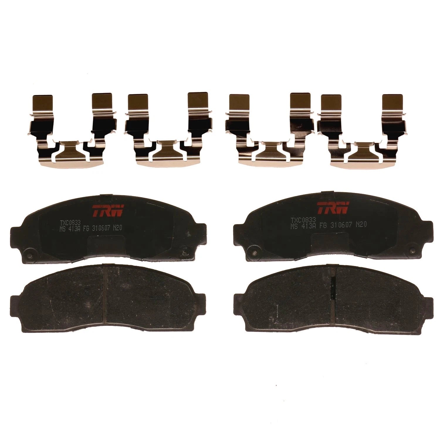 Set of 4 Disc Brake Pads for Ford Ranger (2003–2011)
