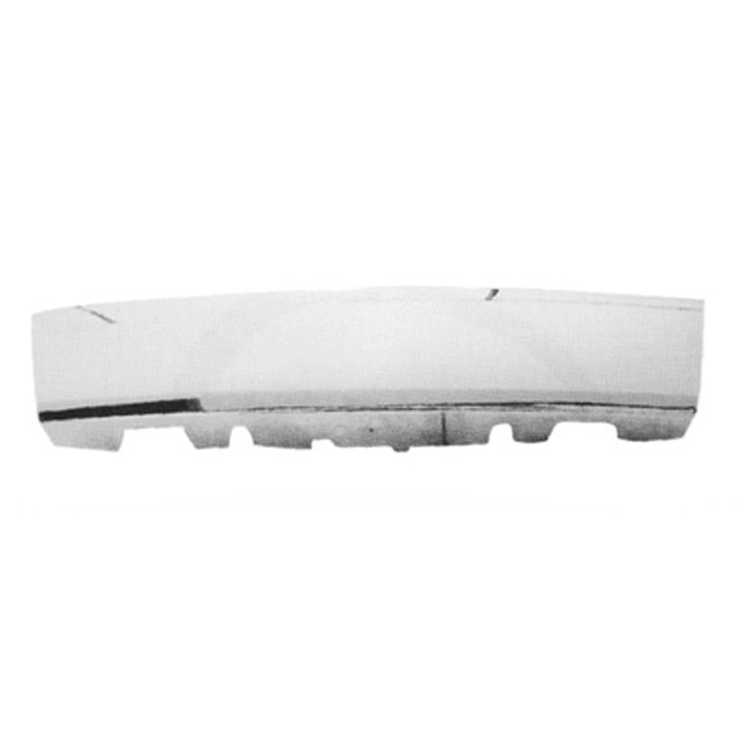 Replacement Chrome Plastic Front Bumper Cover Molding Applique