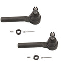 Set of 2 Outer Steering Tie Rod Ends for Chrysler Ram C/V