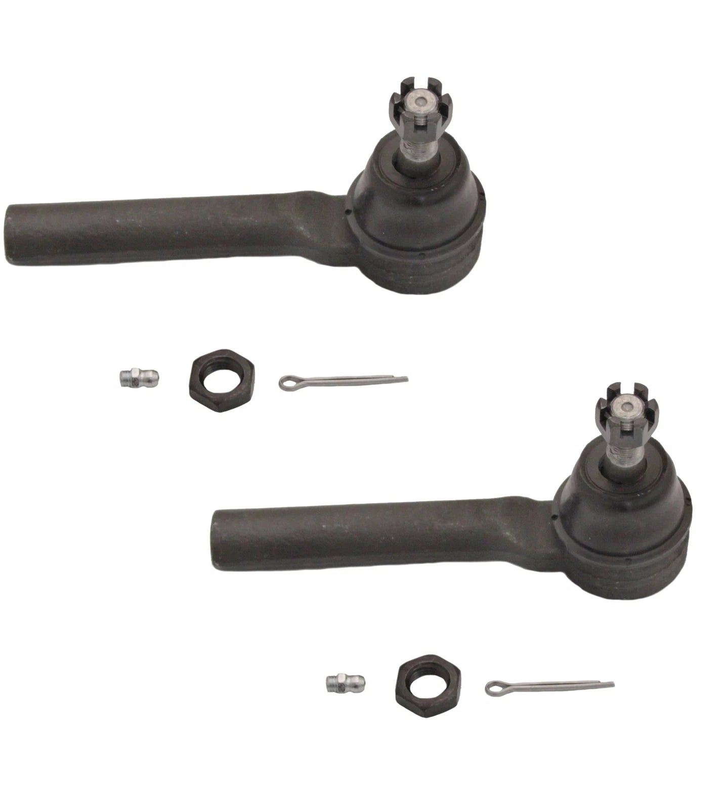 Set of 2 Outer Steering Tie Rod Ends for Chrysler Ram C/V
