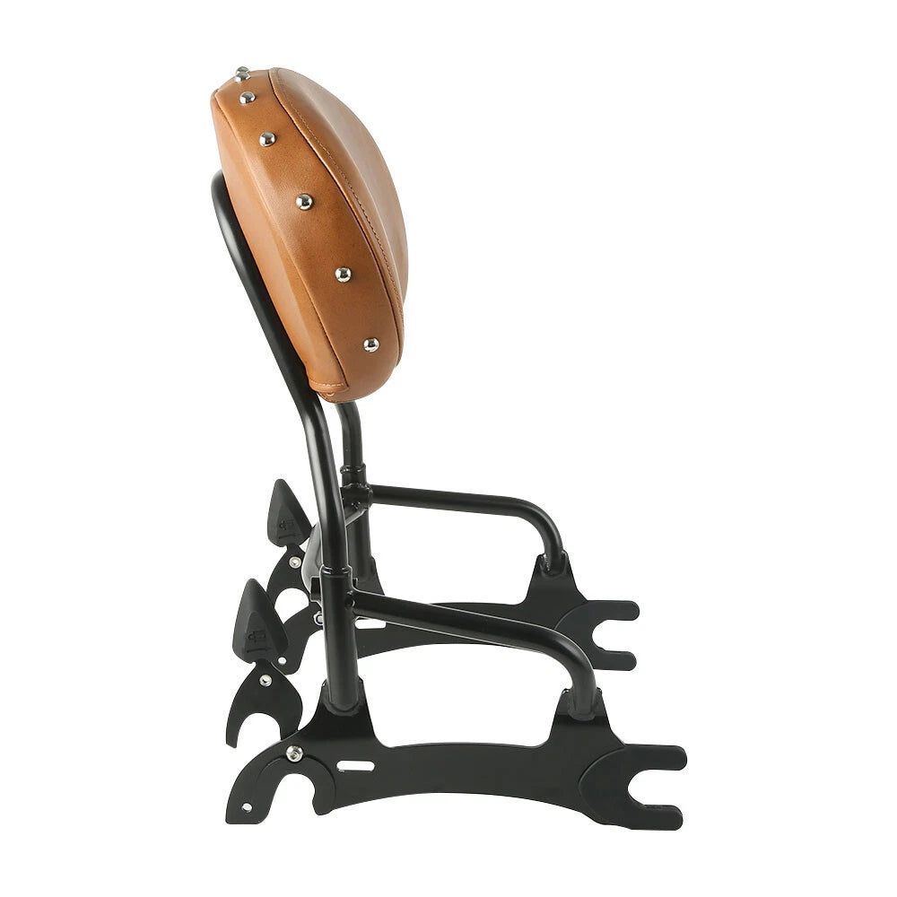 12" Black Sissy Bar Backrest for Indian Chief Classic (2014–2018)