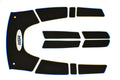 WSM Traction Mat for Yamaha GP 760/800/1200 (1997–2000) - Black - 012-209BLK