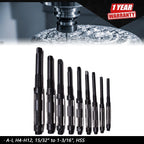 Set of 9 Adjustable Hand Reamers for Automotive Use