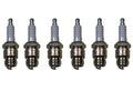 Set of 6 U-Groove Spark Plugs Gap 0.035 for Ford Mercury L6 V6