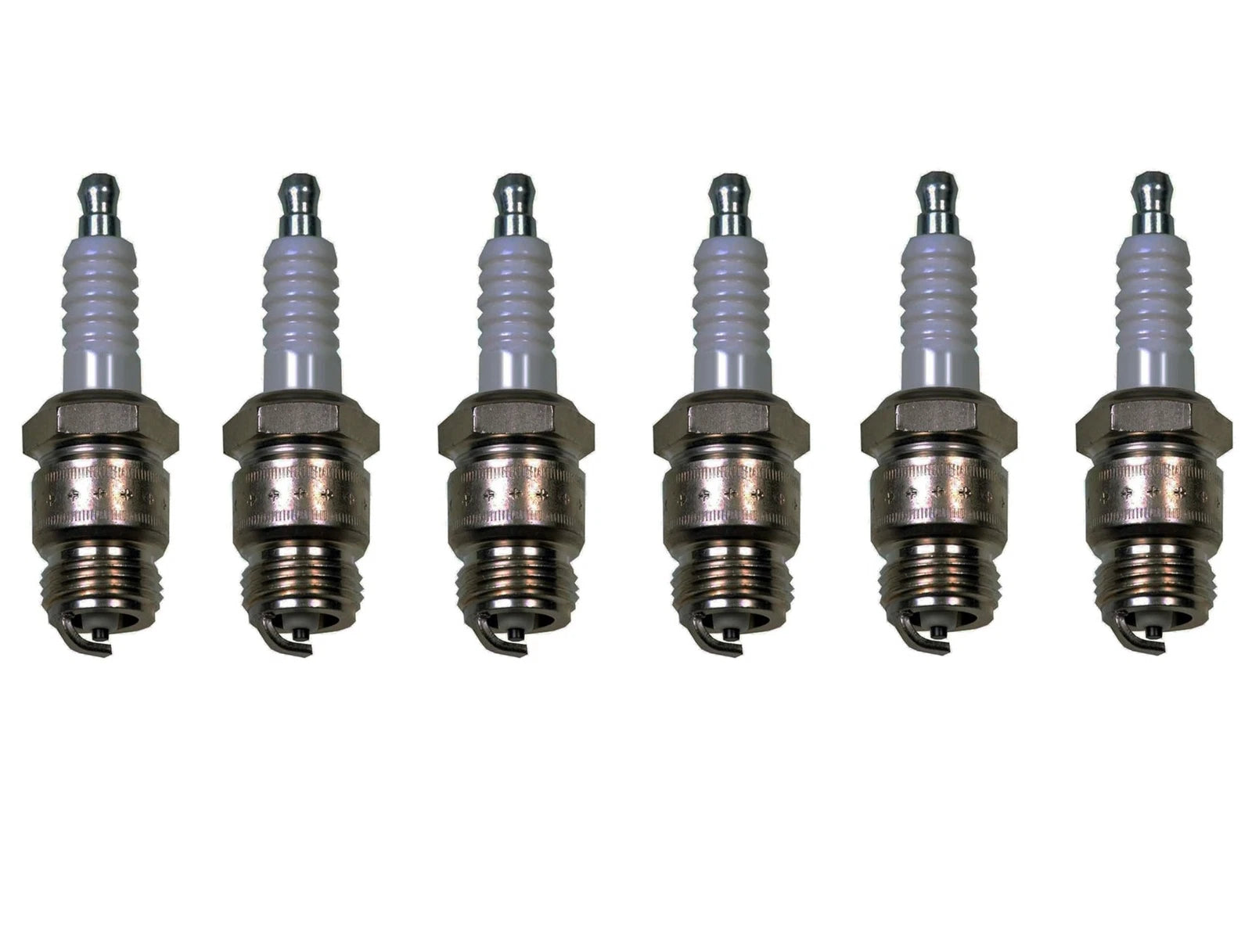 Set of 6 U-Groove Spark Plugs Gap 0.035 for Ford Mercury L6 V6