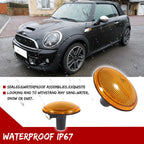Amber Lens Fender Side Marker Lights for Mini Cooper (2007–2015)