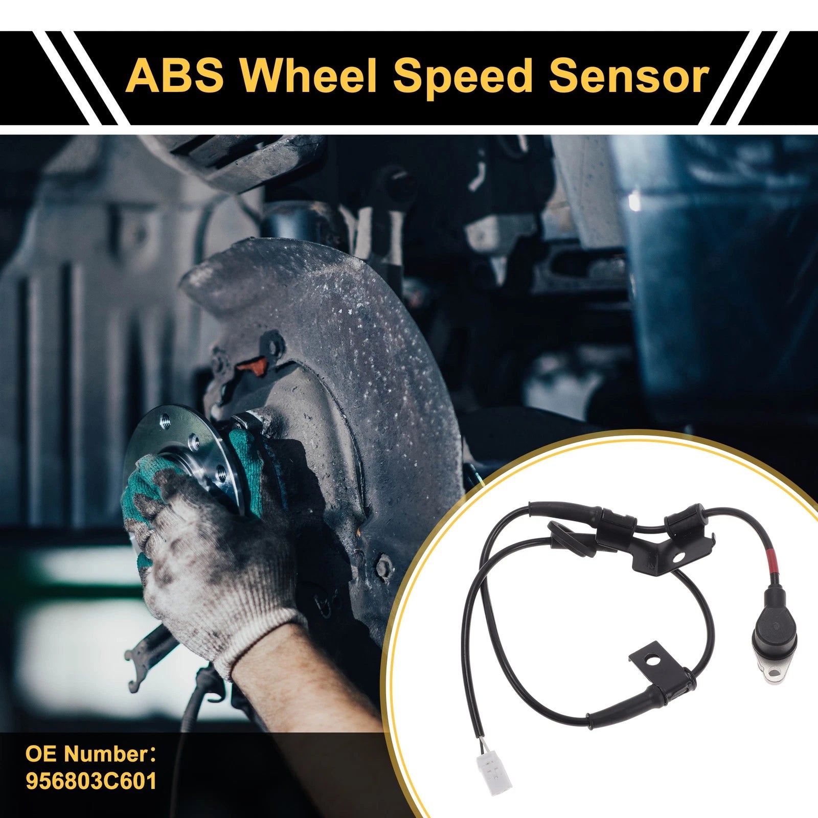 ABS Wheel Speed Sensor No. 956803C601 for Kia Magentis (2001–2006) Rear Right