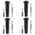 Denso 4 Platinum TT Spark Plugs & Coil Boots Kit for Escape Focus Mariner (2001–2012)