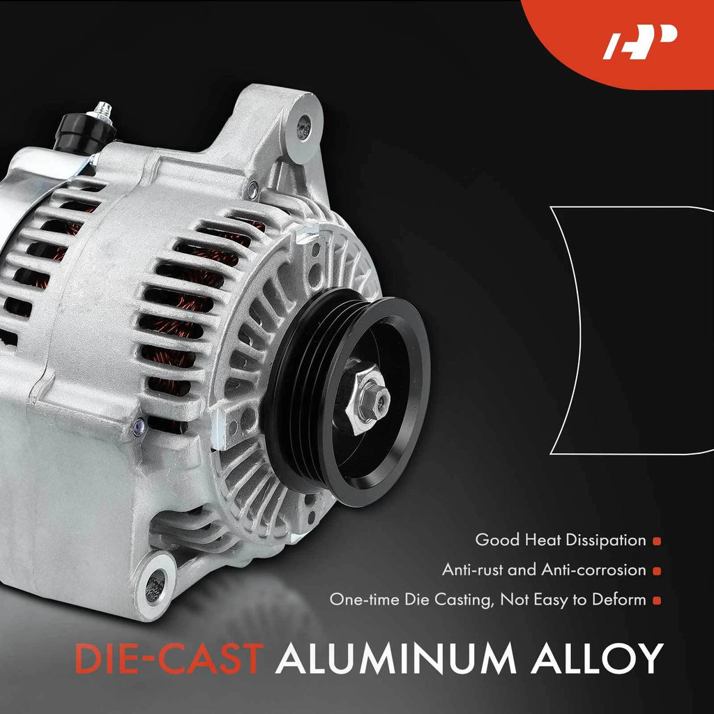 Alternator for Honda CR-V (1997–2001) 2.0L 95 Amp 12V CCW 4-Groove