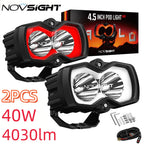 2X 4.5'' LED Work Pod Light for Jeep SUV Truck (Offroad)