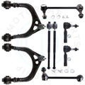 Set of 8 Front Control Arm Ball Joints Tie Rods for Dodge Challenger Chrysler 300