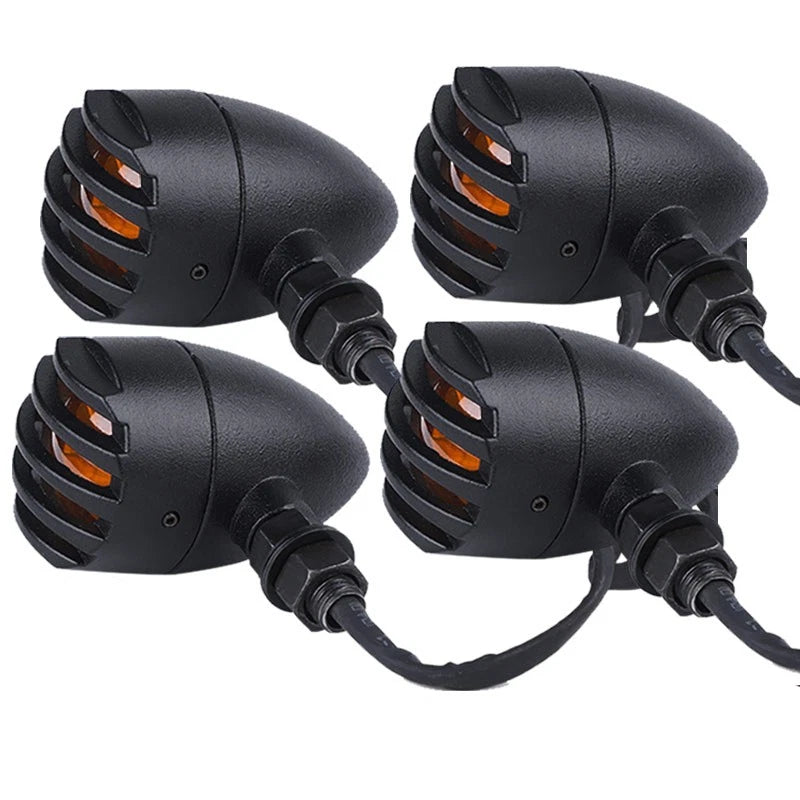 Bullet Turn Signals for Harley Davidson (Motorcycle Grill)