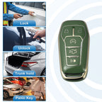 TPU Remote Key Fob Case Cover 5 Button for Ford Fusion F150 Mustang (2013–2020)