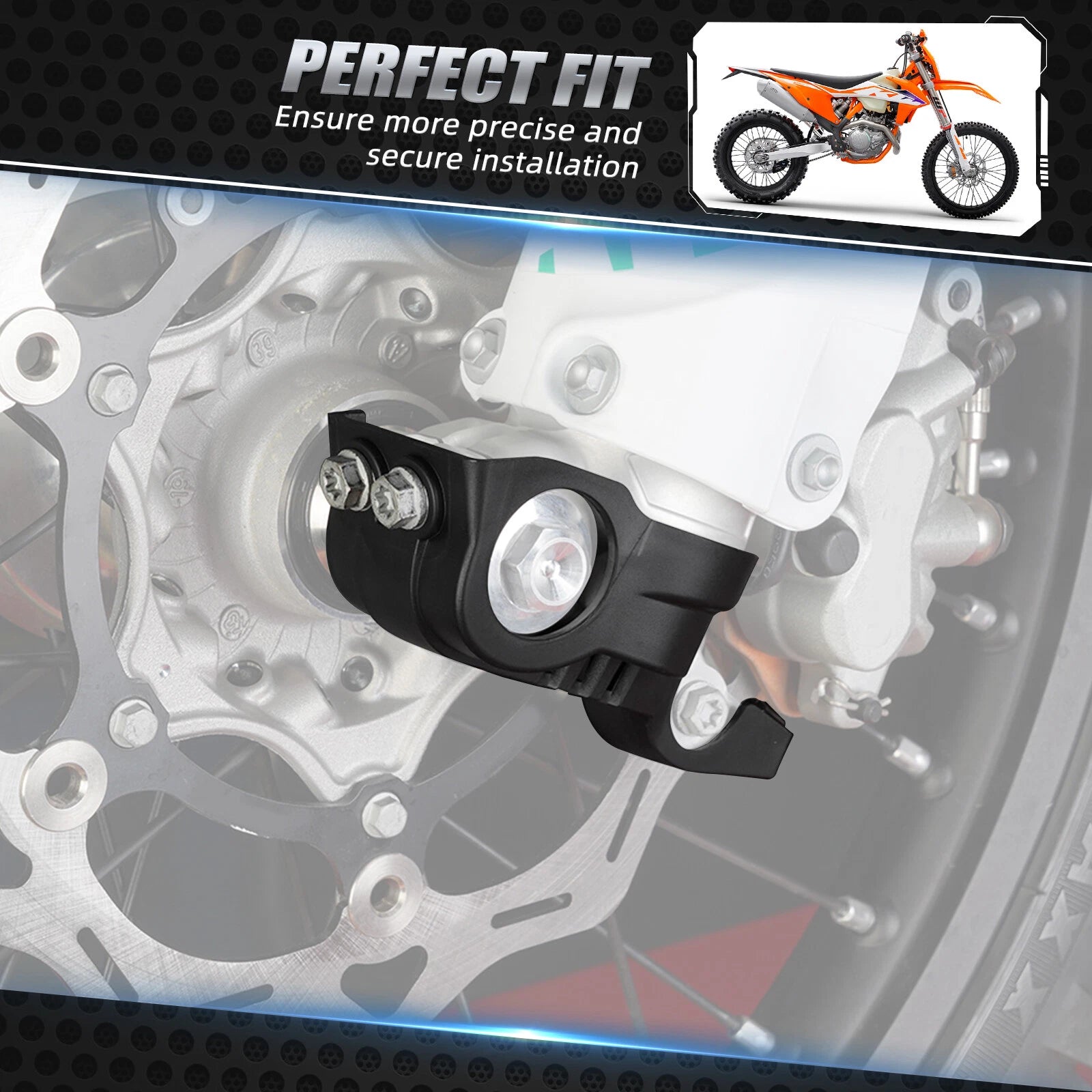 Pair Fork Legs Shoes Cover Cap for KTM 125-500 XC XCF XCW SX SXF EXC F (2016–2024)