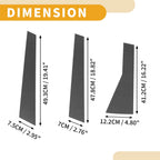 Set of 6 Door Pillar Window Trim for Subaru Forester (Carbon Fiber)