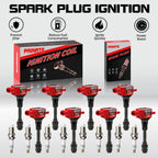 8X Ignition Coil & Spark Plug for Nissan Armada Titan Infiniti 5.6L (2004–2007) UF510