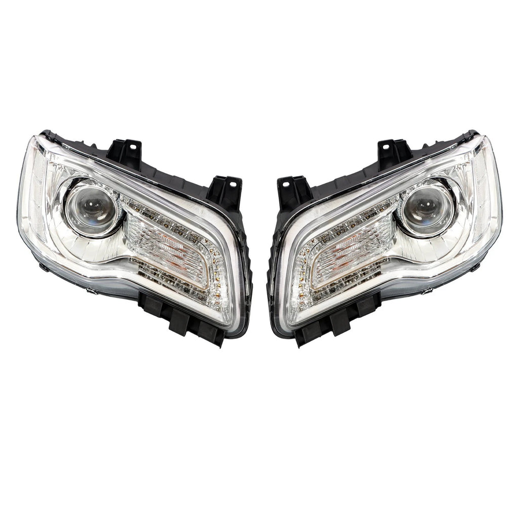 Headlight Set for Chrysler 300 (2018-2023) Driver & Passenger Side Halogen