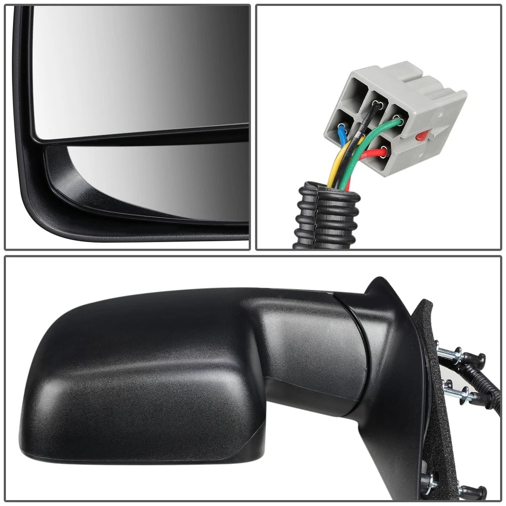 OE Style Powered Door Mirror Left for Ford E150 E250 Econoline (2002–2006) FO1320276