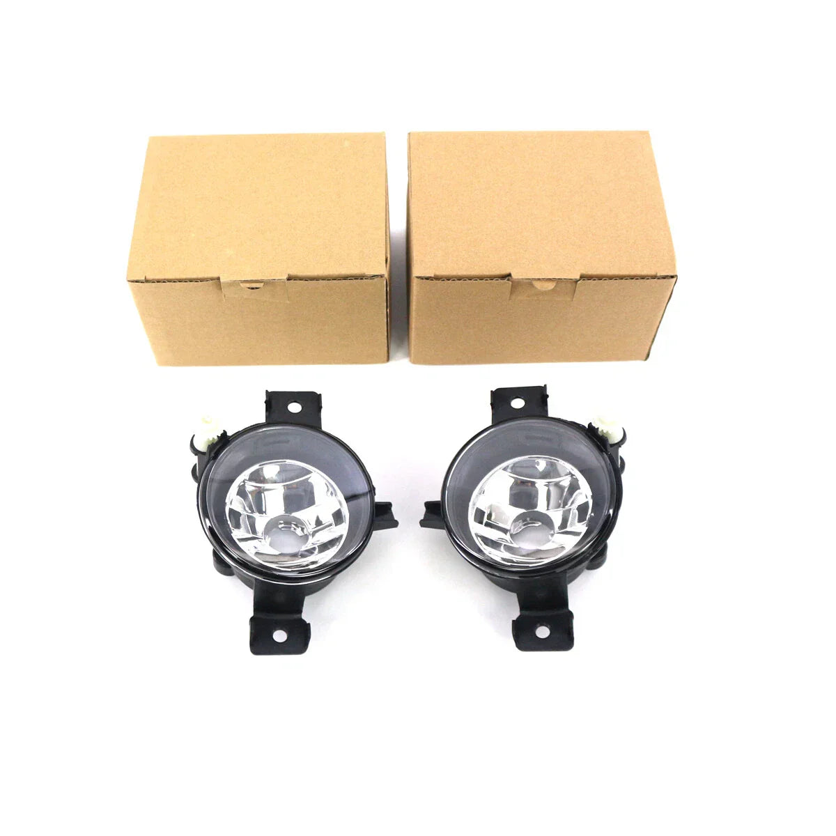 Pair Front Bumper Fog Light Lens Fog Lamp Cover Clear for BMW X5 (2011–2013)