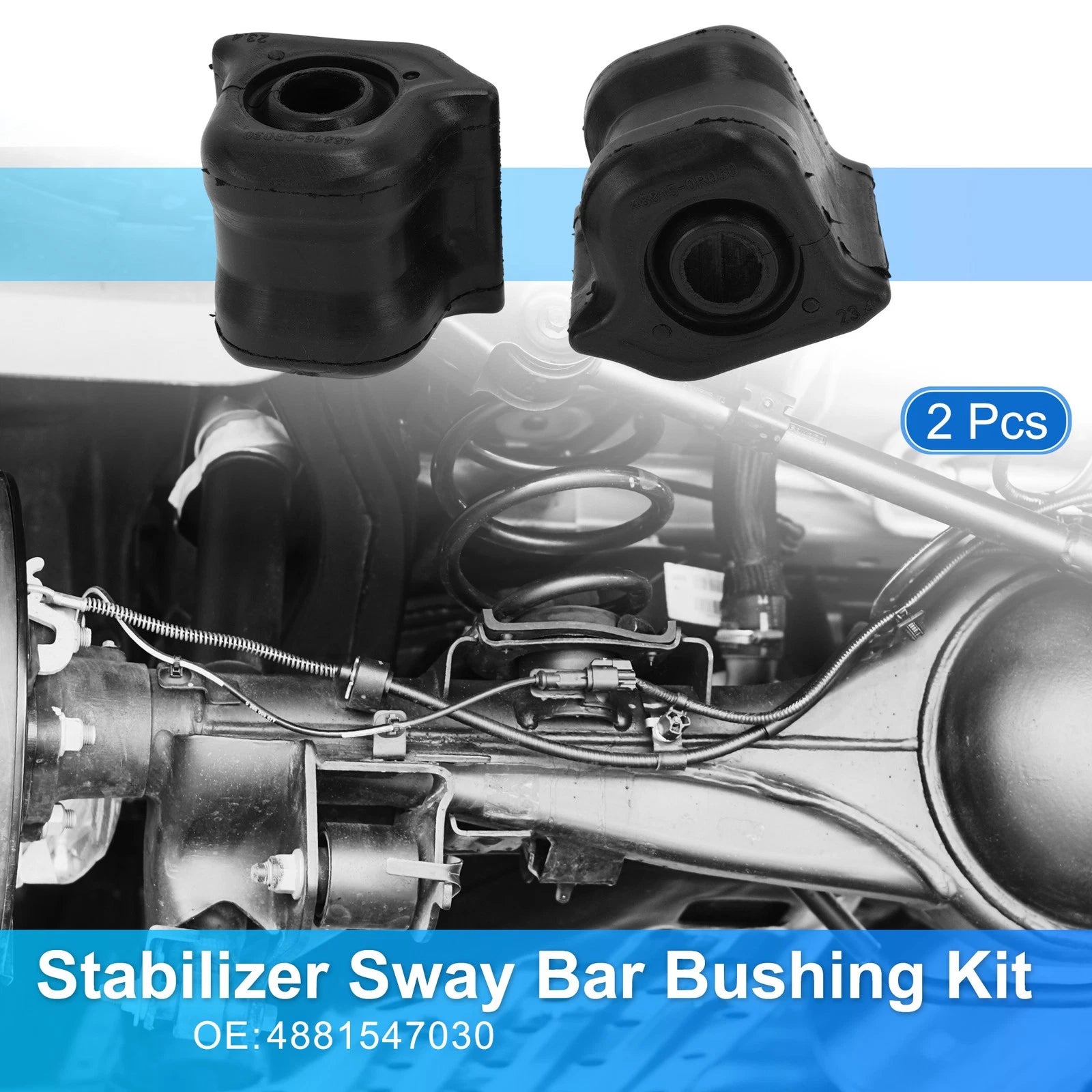 2X Front Right Stabilizer Sway Bar Bushing Kit  