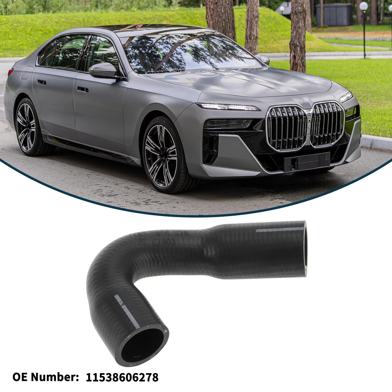 Radiator Hose No. 11538606278 for BMW 740i (2016–2019)