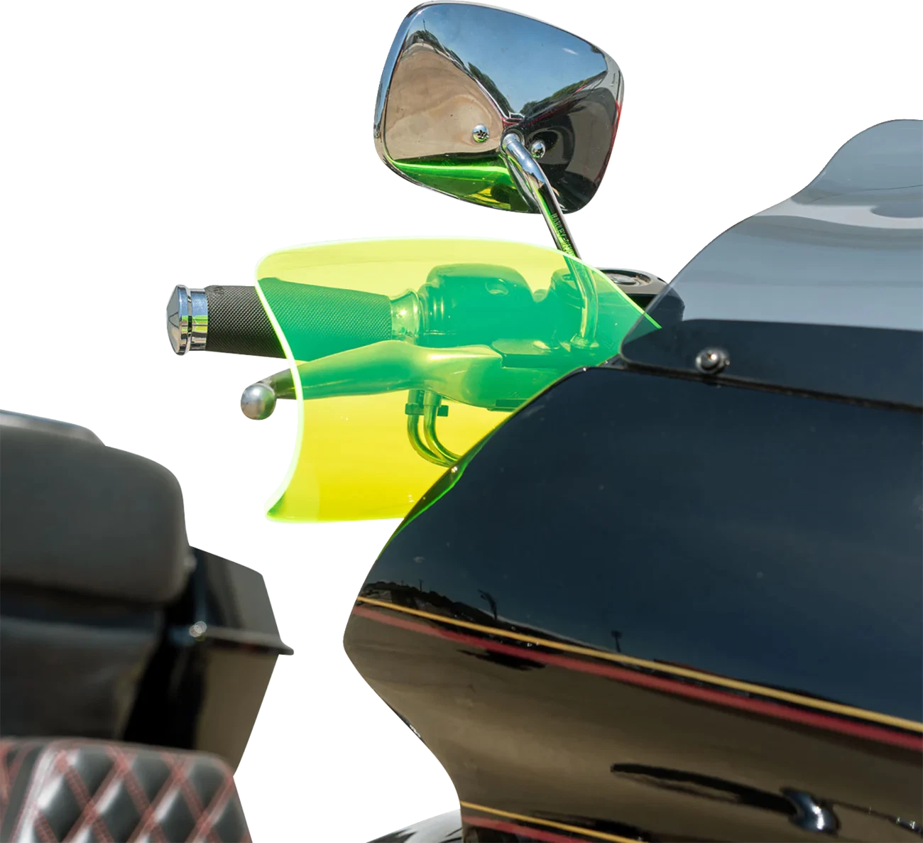 Klock Werks Flare Handguards for Harley-Davidson (2023–2025) - Green Ice