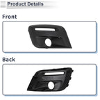 1 Pc Fog Light Grill for Nissan Partner (2015–2018) No./ Black