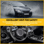 Carbon Fiber Steering Wheel Booster Cover for Universal Fit (37-39cm)