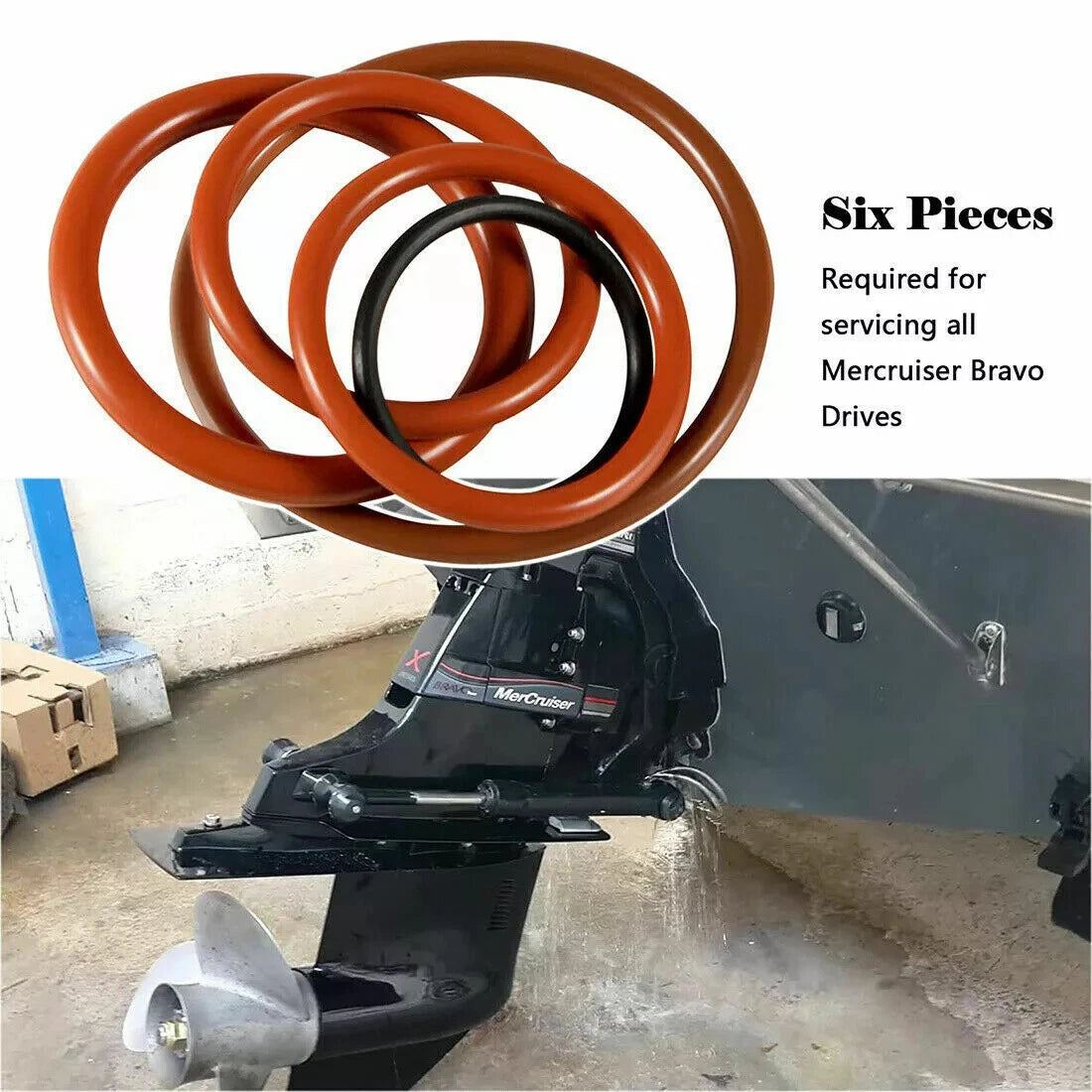 Bell Housing Installation Gasket Seal Kit for MerCruiser Bravo (18-2615)