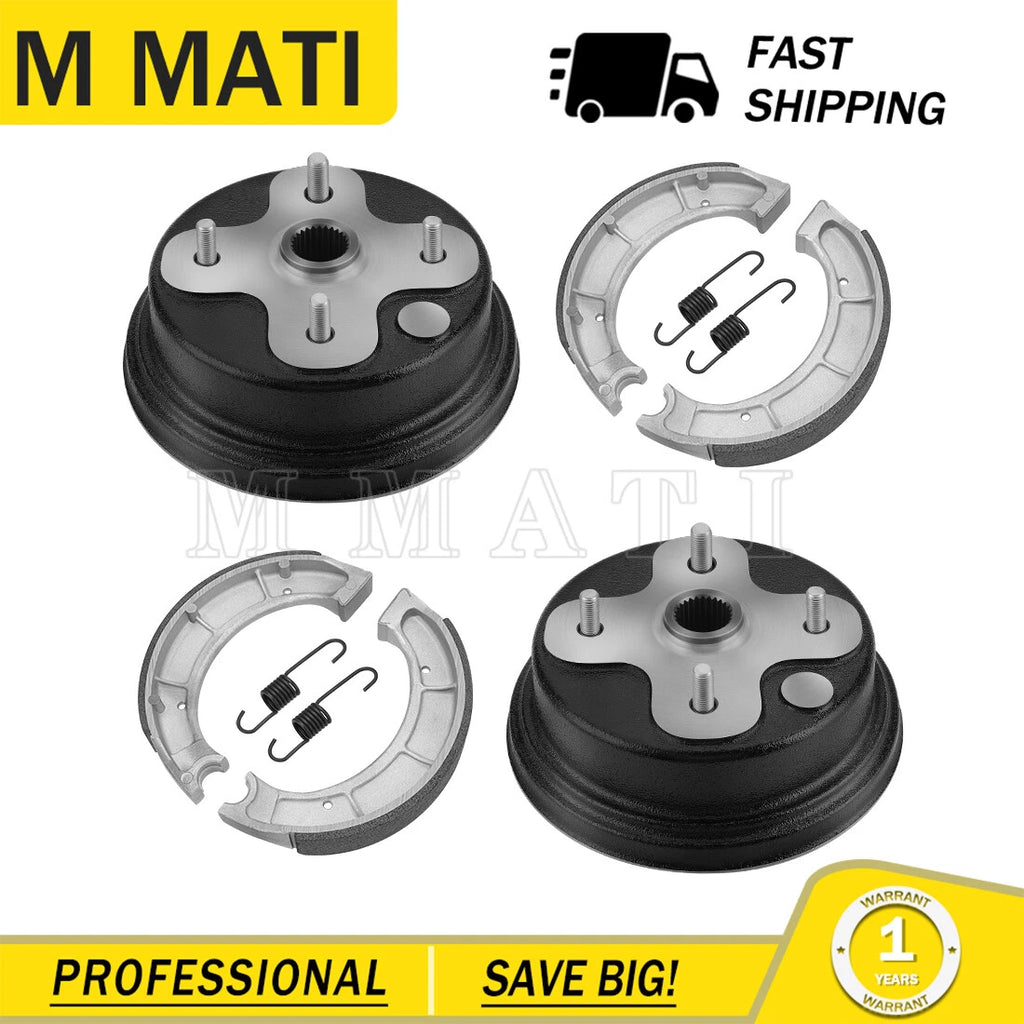 Brake Drums & Shoes Kit for Yamaha Timberwolf 250 (1992–1998)