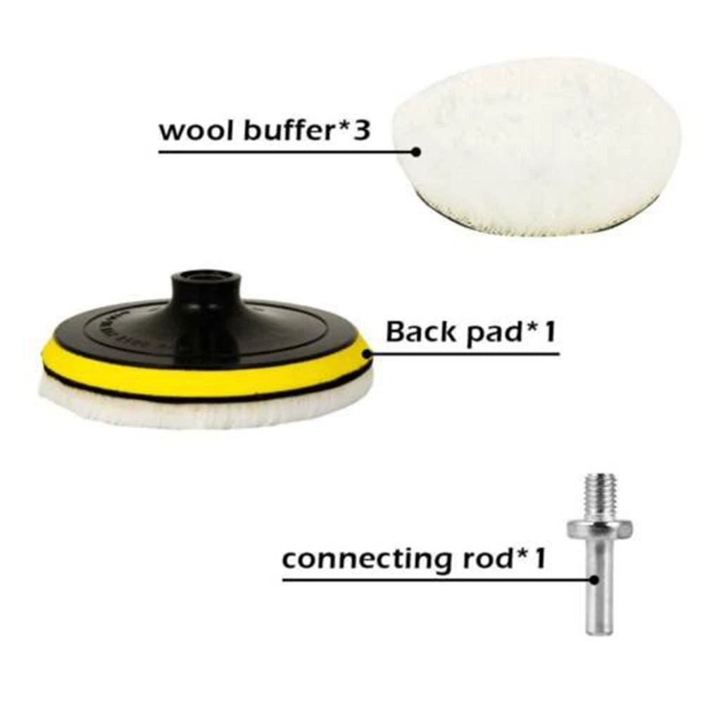 5pcs Polishing Wheel Buffing Pads for Car Polisher (Universal)