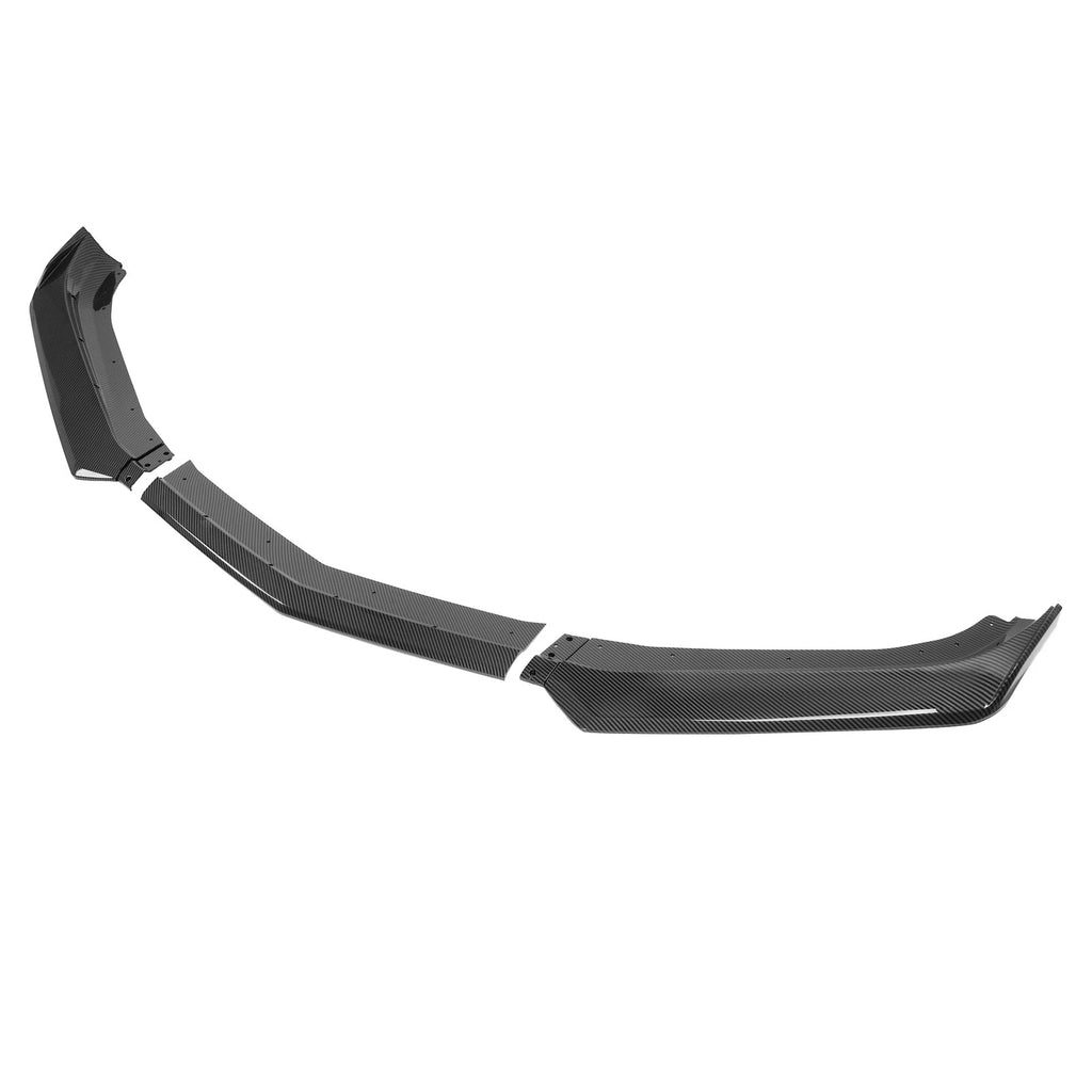 3PCS Front Bumper Lip Spoiler for Chevy Camaro (2016–2024) Carbon Look