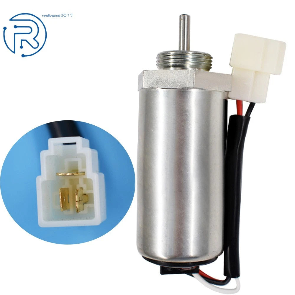Fuel Shut Off Solenoid for Isuzu Engines (3LD1, 3LD2, 4LE1, 3LB1)