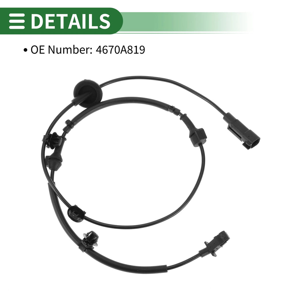 ABS Wheel Speed Sensor No. 4670A819 for Mitsubishi Outlander (2003–2023)
