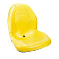 High Back Seat 20" Yellow PVC Vinyl for