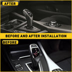 Carbon Fiber Shift Knob for BMW F30 F20 F10 F15 F25 X5 X3 (2012–2019)