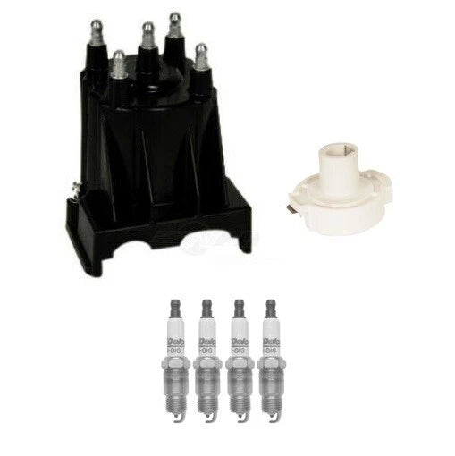 ACDelco Distributor Rotor Cap & Platinum Spark Plugs Kit for Safari (1995–2005)