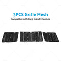 3X ABS Front Grille Mesh Insert Kit for Jeep Grand Cherokee (2014–2016)