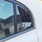 Carbon Fiber Look Vent Window Scoop Louver Cover Trim for Honda Civic (2006-2011)